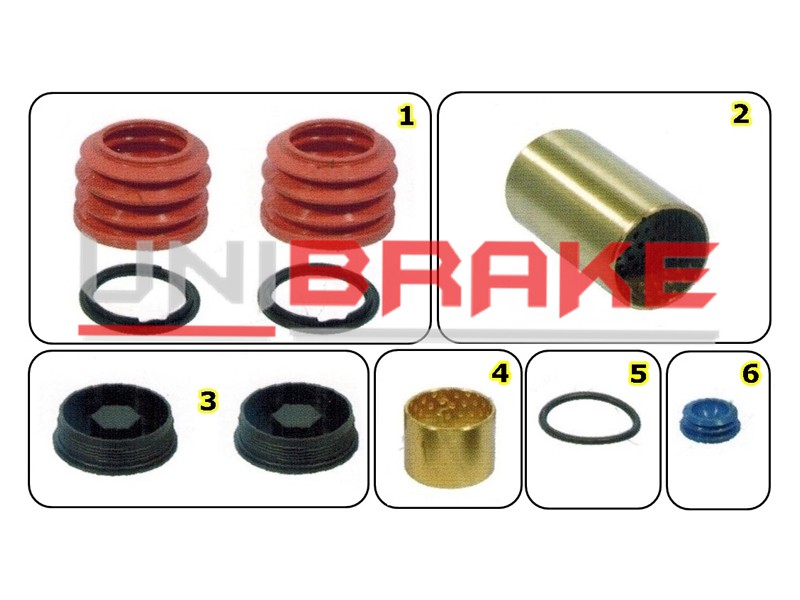 Caliper Boot & Cap Set - 9002